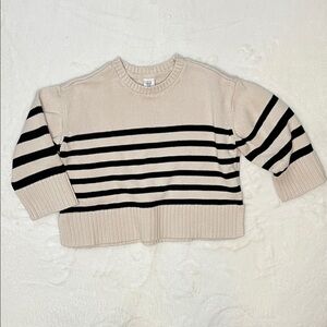 GAP Baby 24/7 Split-Hem Stripe Sweater Size 5T